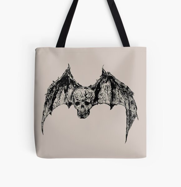 Classic Bats Skull All Over Print Tote Bag RB3010 product Offical avenged-sevenfold Merch