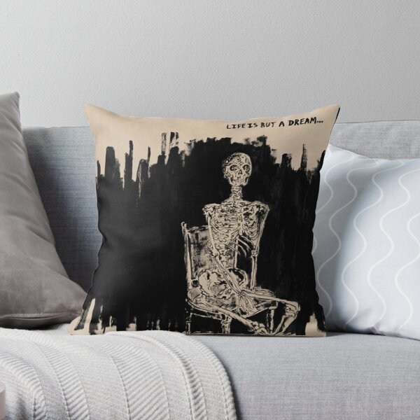 album life is but a dream ... Throw Pillow RB3010 product Offical avenged-sevenfold Merch
